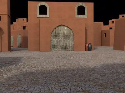Arabian Village 3D model