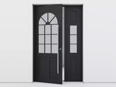 Aluminium door 320 3D model