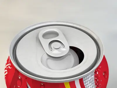 Cola can 3D model