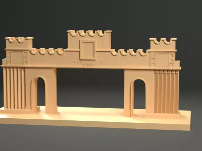 Harar Gates Euthopia 3D print model