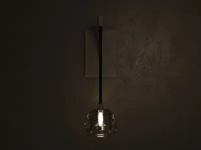 Hemisphere Sconce by RH Free 3D model