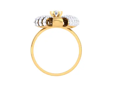 Women Ring  Render 3dm STL OBJ FBX Details 3D print model 308