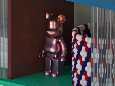 Hay Color Cabinet Floor  3D model