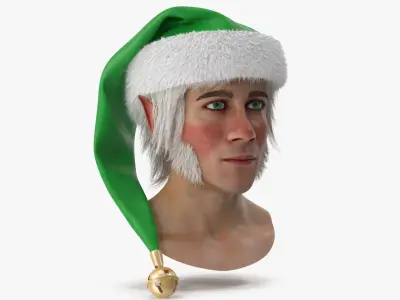  Christmas Elf Head 3 