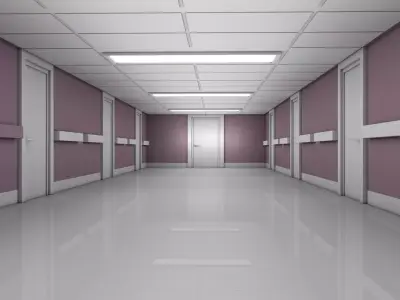 Apartment Corridor 3D model