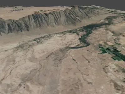 Esstrella Mountains  3D model