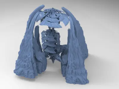 Dark Shroom Tower 2 3D model