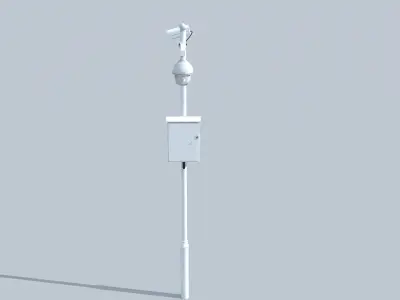 Outdoor Security Surveillance Camera 3D model