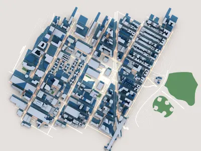 Metropolitan Opera House New York USA 3D model