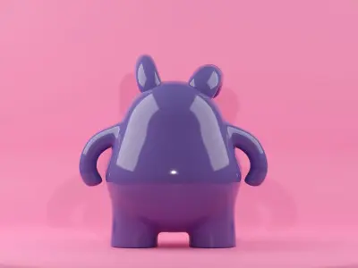 Monster - 3D model toy Low-poly 3D model