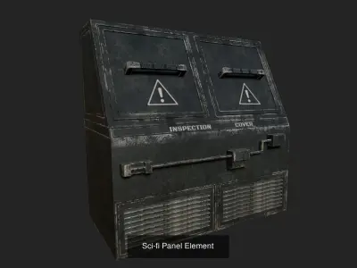 Sci-fi Wall-mounted pack