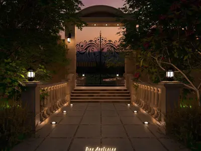 Villa Gate  3D model