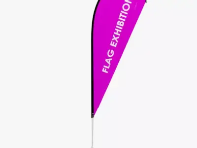 Flag Exhibition 04 3D model