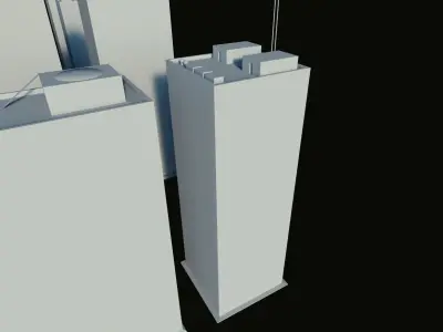 Quick City Building Pack low poly Free low-poly 3D model