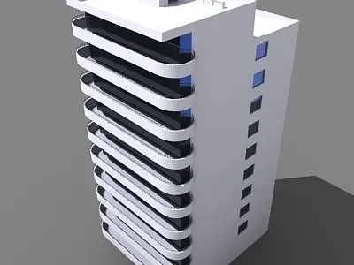 Collection of Detailed 15 Buildings 3D model