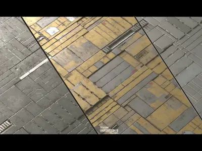 Scifi Wall Panel Texture Set C Texture