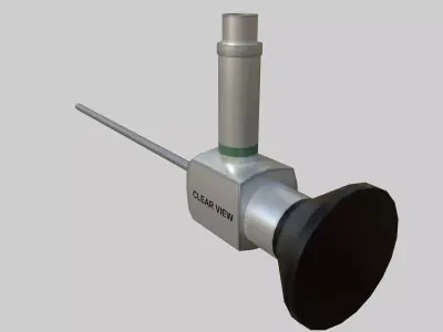 Rigid Oto Endoscopy Telescope Free low-poly 3D model