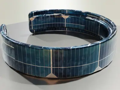 Low Poly Sci-Fi Bracelet Luke Low-poly 3D model