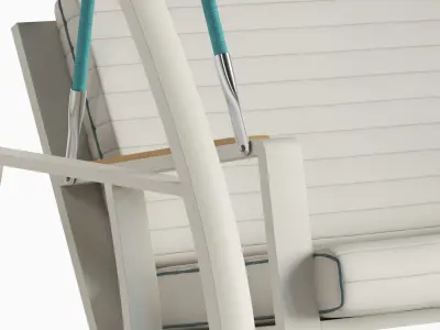 NOFI OUTDOOR SWING CHAIR White 3D model