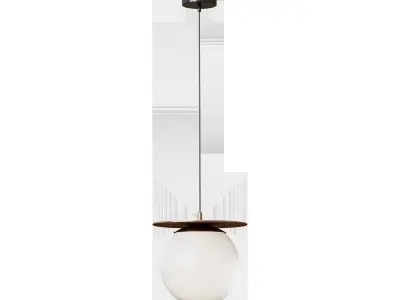 Hanging Lamp Manz Brass 3D model