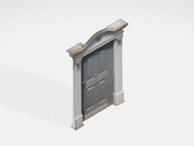 Door Model Low-poly 3D model purchase