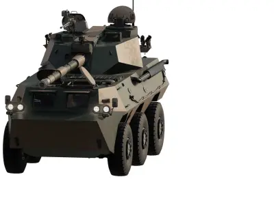 WZ-551  Chinese wheeled infantry fighting vehicle 3D model