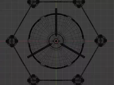 Gothic lantern 3D model