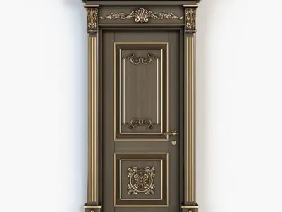 Classic door for cnc 3D model