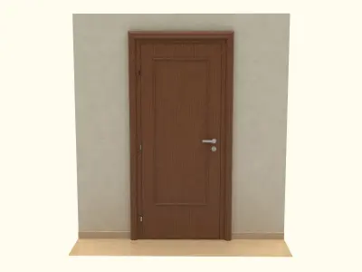 Wooden Door 3D model
