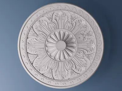 ceiling medallion 3D model shop