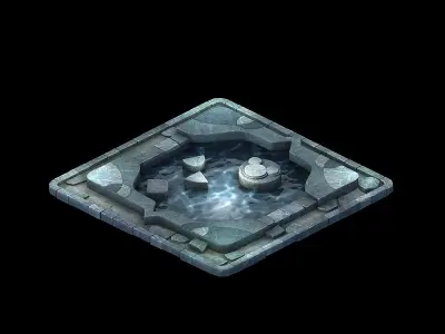 Disney main city - floor 01 3D model