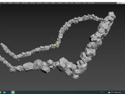  brick stones  3D model