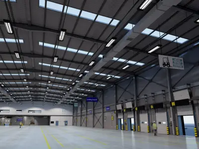 Big Warehouse 3D model