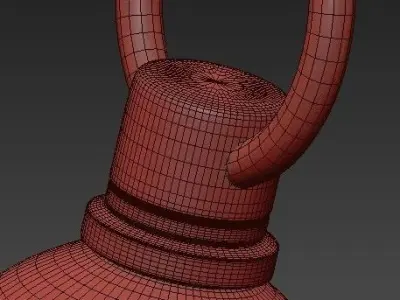 Five Cays 1 Light Pendant in Gold Leaf 3D model