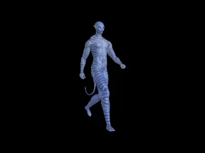 AVTR003 Avatar Walking Animation 3D model