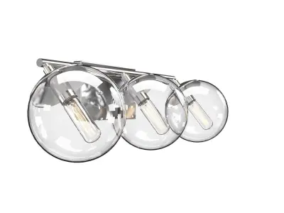 Mod 3-light Bath Vanity Wall Light P2856 3D model
