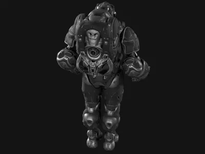  Combat Suit 03 - Dark - Collection 