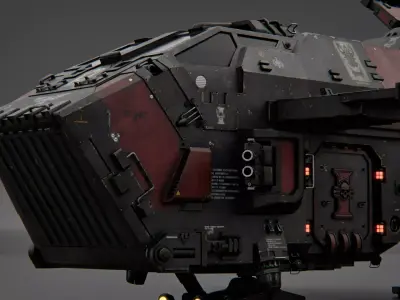 Thunderhawk 3D model