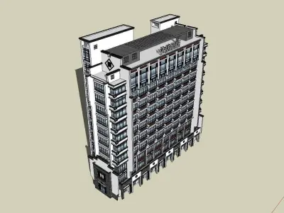 vacation spot-Resort-Fashion Leisure Hotel-0253 3D model