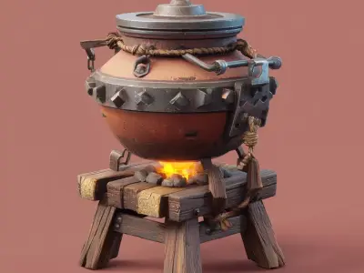 Free Braziers Free 3D model