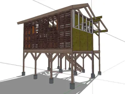 Creative Design-Holiday Cabin-046 3D model