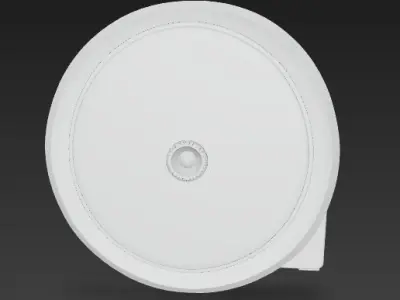 Round LED Ceiling Light 3D model