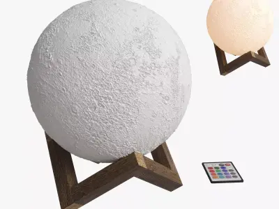 Night light Berger Moon 3D model
