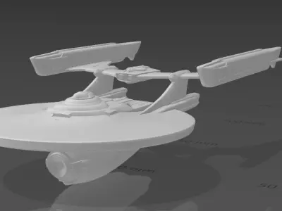 ranger class starship  3D print model