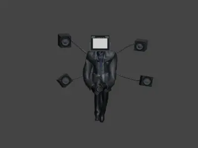 large tvman 3D model