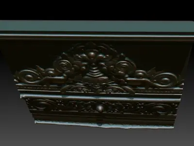 Indian Temple Wall basrelief 36 240622 3D print model