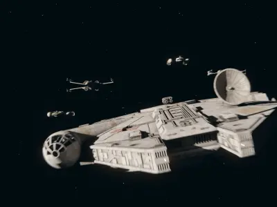 Millennium Falcon 3D model