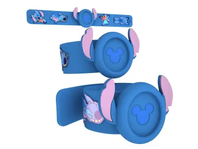 Disney Magic Band Slap Bracelet 3D model