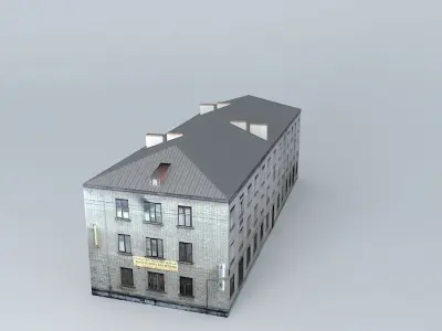 Riga Ieriku street 20 Free 3D model