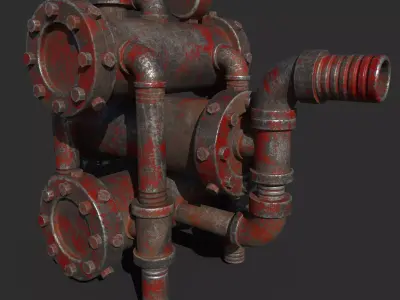 old Water Pipe  3D model
